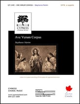 Ave Verum Corpus SATB choral sheet music cover